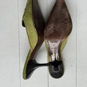 Prada Suede Kitten-heel shoes slip-on